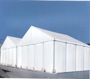 Grandes construções provisórias à prova de fogo da barraca, barraca branca do evento do famoso da tela do PVC