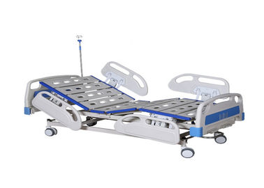 Corrimão bonde da cama do paciente hospitalizado dos cuidados luxuosos curvado com 3 manivelas