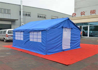 Cor azul resistente UV prolongada da área de Sqm do exército/da barraca 30 emergência do hospital
