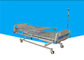 500 - cama de hospital do Portable de 780mm, cama ajustável manual dobrável com IV suporte