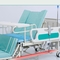 Camas ajustáveis de nutrição do hospital do metal dos corrimões do ABS com 4 rodízios