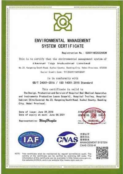China Eternal Top Industrial Limited Certificações