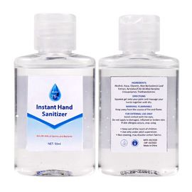 Água que guarda o Sanitizer antimicrobial da mão, gel sem água da mão do bolso