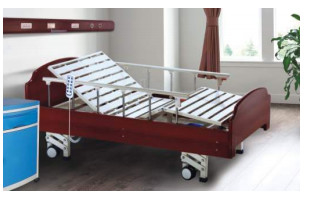 A cola Epoxy ajustável médica de aço fria da cama da manivela do manual pintou com 4 ganchos